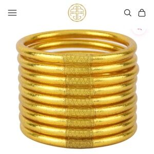 GOLD ALL WEATHER BANGLES® (AWB®) - SERENITY PRAYER-GOLD 
BRAND NEW